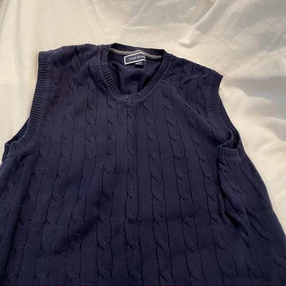 Club Room CableKnit Vest - Picture 3 of 4